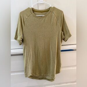 Lululemon Drysense Training Shirt Olive Green Size M
